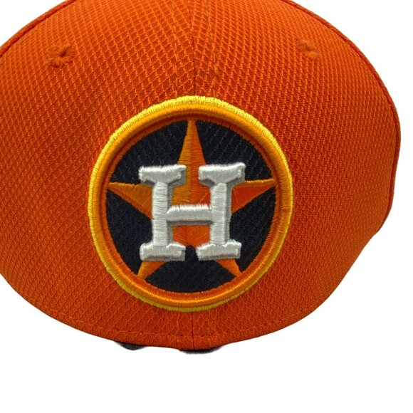 59Fifty Houston Astros baseball hat Orange blue Size 7.5 New Era - Picture 2 of 10